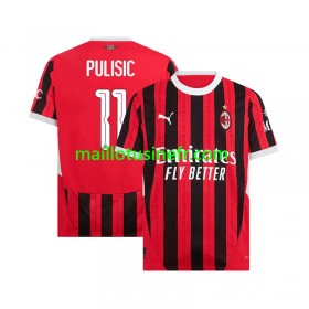 Maillot de Foot AC Milan UCL Font PULISIC 11 Domicile 2024-25